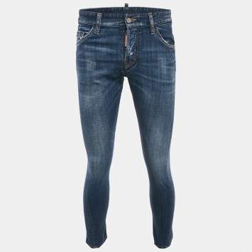 Pre Owned Dsquared2 Blue Washed Denim Jeans S Waist 31"