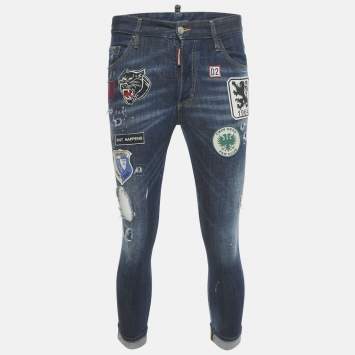 【関税込み】Moschino Jeans トラウザーズ Love Moschino Jeans with rips and lace - Black