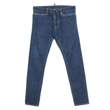 Pre Owned Dsquared2 Indigo Denim Slim Fit Jeans M 