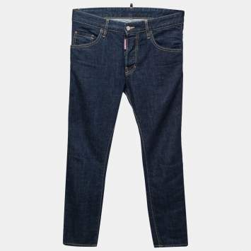 Pre Owned Dsquared2 Blue Denim Jeans XS