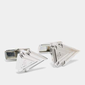 Pre Owned Dunhill Silver Tone Arrows Cufflinks