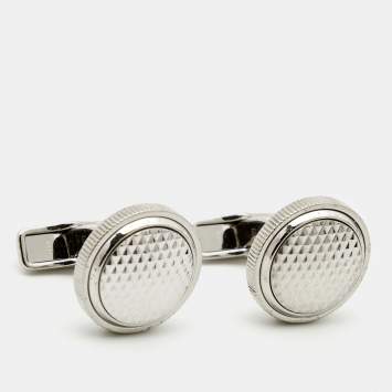 Pre Owned Dunhill  Silver Tone Metal Cufflinks