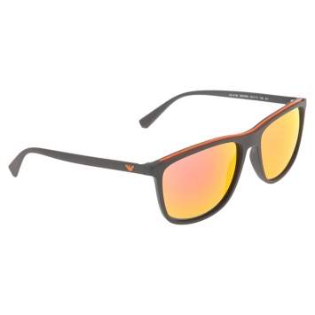 Pre Owned Emporio Armani Grey EA4109 Square Sunglasses