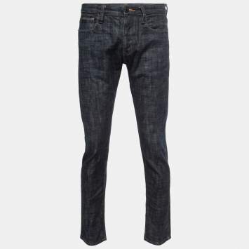 مملوكة مسبقًا Emporio Armani Dark Blue Denim Slim Fit Jeans M Waist 32"