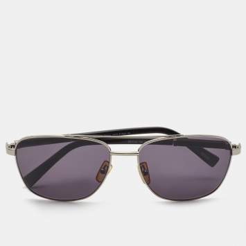 Pre Owned Ermenegildo Zegna Black EZ0014 Aviator Sunglasses