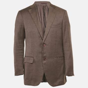 �مملوكة مسبقًا بليزر إيرمنجيلدو زينيا بنقشة وردية خليط قطن كبير