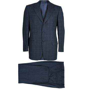 Pre Owned Ermenegildo Zegna Men's Grey Traveller Suit M 