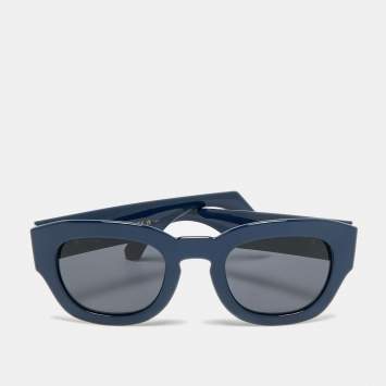 Pre Owned Etro Blue/Black 0079/S Frame Sunglasses