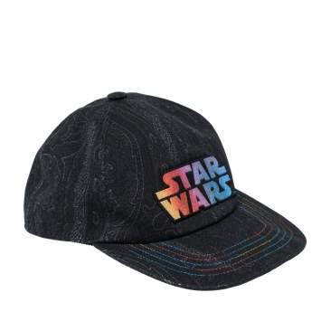 Pre Owned Etro x Star Wars Black Paisley Print Cotton Baseball Cap S/M