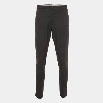 Pre Owned Etro Dark Grey Wool Blend Formal Trousers XXL