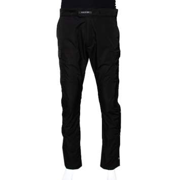 Pre Owned Fear of God Sixth Collection Black Synthetic Cargo Pants M