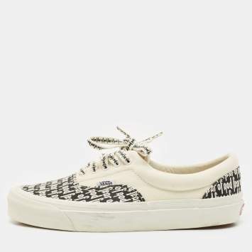 Fear of God x Vans White/Black Canvas Era 95 DX Sneakers Size 42