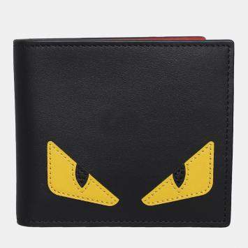 Pre Owned Fendi Monster Bifold Wallet