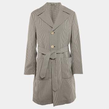 Gianfranco Ferre Men's Black Cashmere Long Coat XXL Gianfranco Ferre Men's Black Cashmere Long Coat XXL