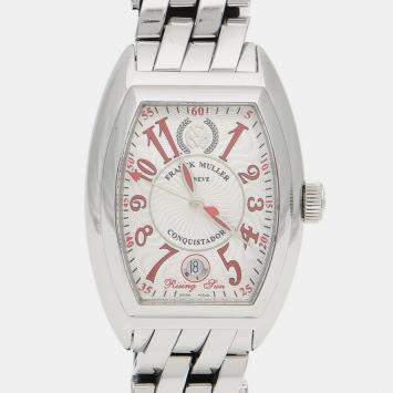 Pre Owned Franck Muller Conquistador 8005HSC Automatic Stainless Steel Men's Wristwatch 35 mm