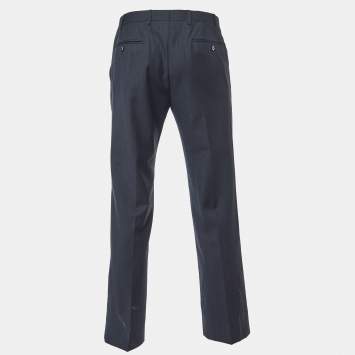 Giorgio Armani Dark Grey Wool Tailored Trousers L Giorgio Armani | TLC