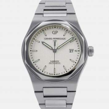 Girard Perregaux Laureato 81000-11-131-11A Automatic Silver Stainless Steel Men's Wristwatch 41 mm