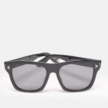 Pre Owned Givenchy Black GV 7011/S Square Sunglasses