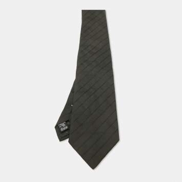 Givenchy Black Patterned Silk Tie