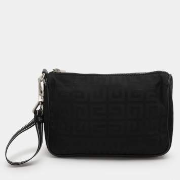 Pre Owned Givenchy Black Nylon Pouch