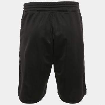 Pre Owned Givenchy Black Logo Band Jersey Shorts XL