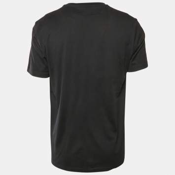 Tシャツ・カットソー *GIVENCHY* AKITAPE COTTON OVERFIT HALF SLEEVE T-SHIRT BLACK Givenchy Black Cotton Reverse Logo Short Sleeve T-shirt S