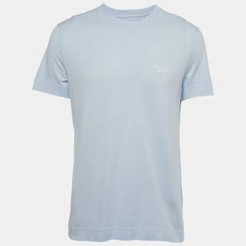 【関税&送料込】Givenchy Powder Blue Cotton T-Shirt Givenchy Kids logo-print Cotton T-shirt | Blue | FARFETCH