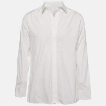 Pre Owned Givenchy White Cotton Long Sleeve Shirt XXL 