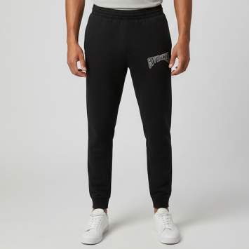 مملوكة مسبقًا Givenchy Black Faded Logo Embroidered Cotton Knit Joggers Size M