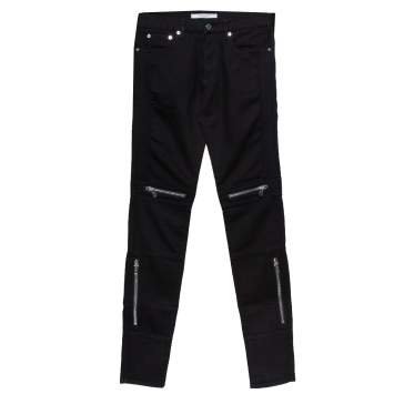 Pre Owned Givenchy Black Denim Rico Slim Fit Biker Jeans S