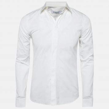 Pre Owned Givenchy White Cotton Long Sleeve Shirt S