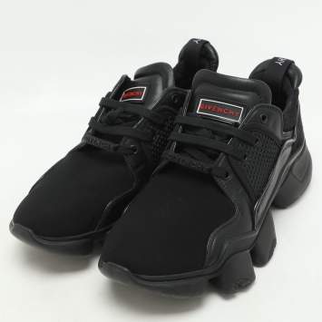 Givenchy Black/White Leather And Mesh Runner Active Low Top
