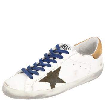 مملوكة مسبقًا Golden Goose Multicolor Leather Superstar Sneakers EU 44