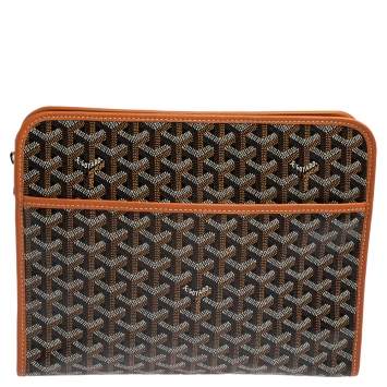 Goyard Black Goyardine Coated Canvas Jouvence GM Toiletry Pouch