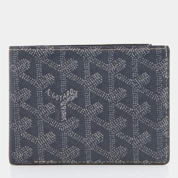 Goyard Grey Goyardine Coated Canvas Victoire Bifold Wallet