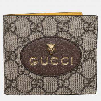 Pre Owned Gucci Neo Vintage GG Supreme Wallet
