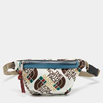 Pre Owned Gucci x The North Face Multicolor Print Nylon Belt Bag