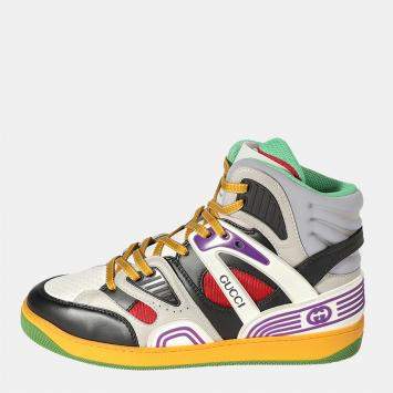 Pre Owned Gucci 'Black Demetra' Men's Basket Sneaker UK 7 EU 41