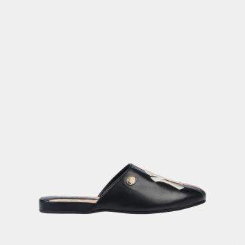 Pre Owned Gucci Leather NY Mules 43.5