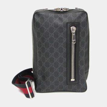 Gucci Black GG Supreme Sling Bag