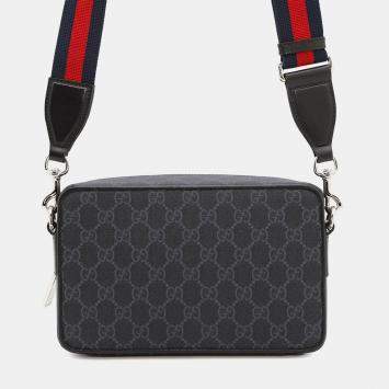 Gucci Gg Supreme Smallshoulder Bag Black Gg Supremecanvas