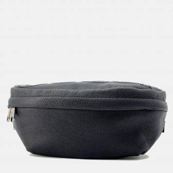 Gucci Inlay Logo Belt Bag Black Leather