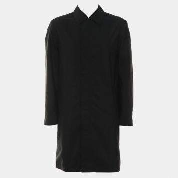 Gucci Black Reversible Nylon Long Zipped Jacket Eu Men 48