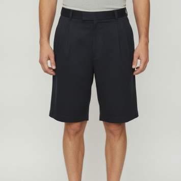 Pre Owned Gucci Navy Blue Cotton Shorts 4XL