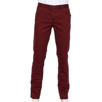 Gucci Burgundy Denim Skinny Jeans XL
