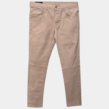 Gucci Beige Denim Riding pants S Waist: 32