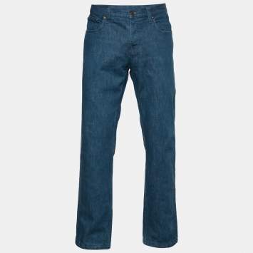 Gucci Navy Blue Denim Regular Fit Jeans L