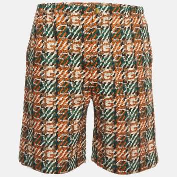 Pre Owned Gucci Multicolor Printed Cotton Shorts S