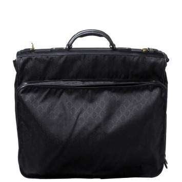 Pre Owned Gucci Black GG Canvas Large Garment Hanger Bag