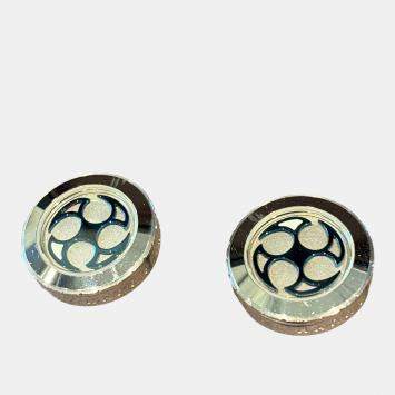 مملوكة مسبقًا Harry Winston Ocean Cufflinks 750WG 33g Silver Shuriken